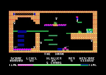 Blagger (UK) (1985) screen shot game playing